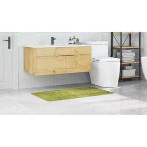 Tappetino da bagno antiscivolo Verde 70 x 120 cm PP 4019849