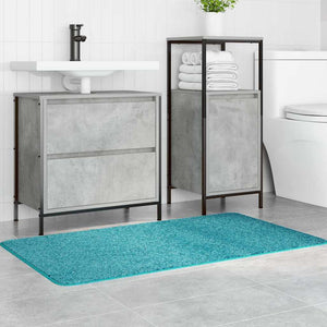 Tappetino da bagno antiscivolo Turchese 70 x 120 cm PP 4019850