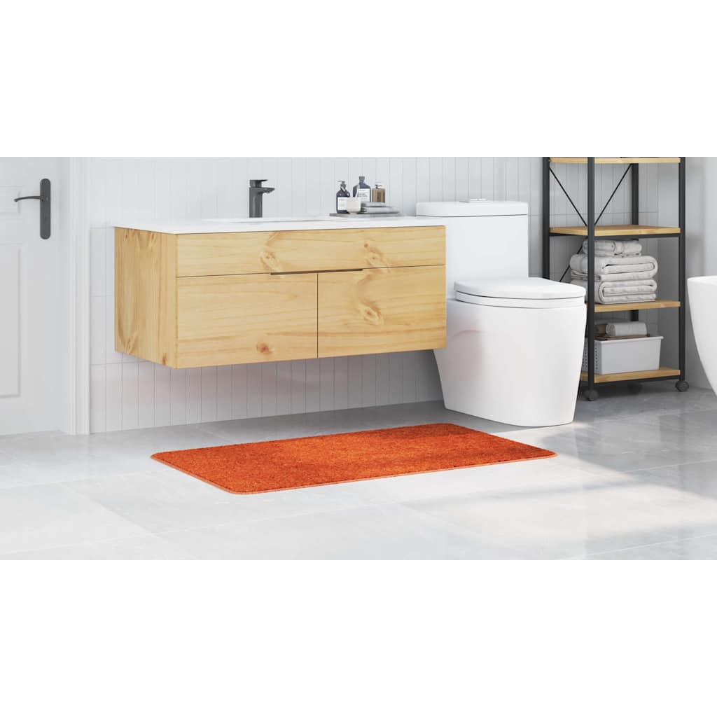 Tappetino da bagno antiscivolo Arancione 70 x 120 cm PP 4019851
