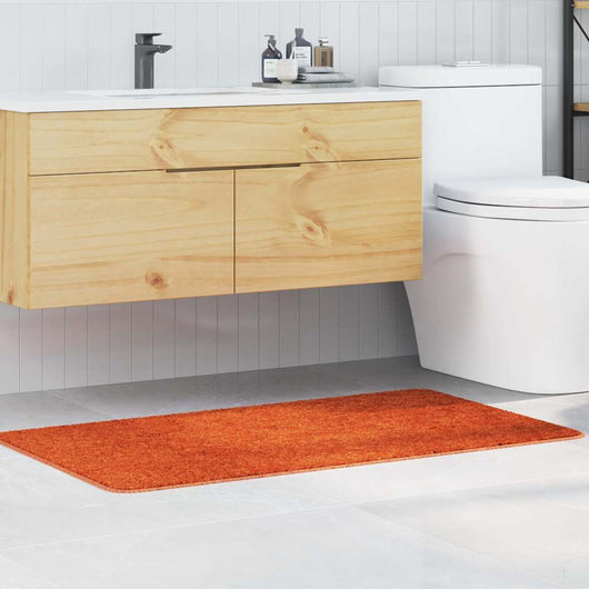 Tappetino da bagno antiscivolo Arancione 70 x 120 cm PP 4019851