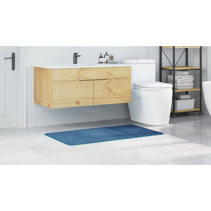 Tappetino da bagno antiscivolo Blu 70 x 120 cm PP 4019853