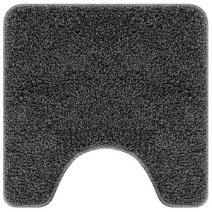 Set di tappetini antiscivolo per il bagno 2 pcs Grigio scuro PP 4019854
