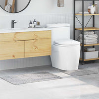 Set di tappetini antiscivolo per il bagno 2 pcs Grigio PP 4019855