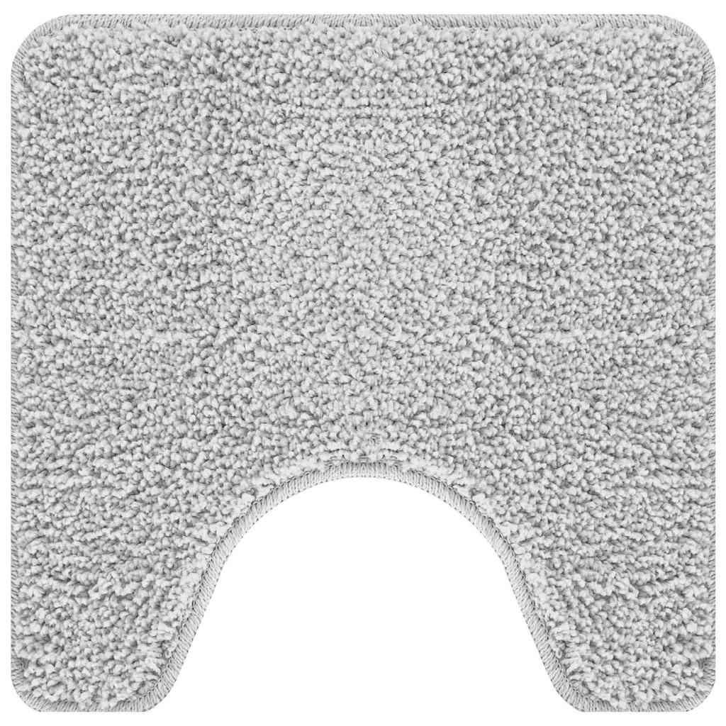 Set di tappetini antiscivolo per il bagno 2 pcs Grigio PP 4019855