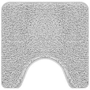 Set di tappetini antiscivolo per il bagno 2 pcs Grigio PP 4019855