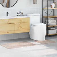 Set di tappetini antiscivolo per il bagno 2 pcs Crema PP 4019856