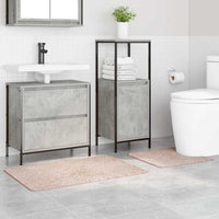 Set di tappetini antiscivolo per il bagno 2 pcs Crema PP 4019856