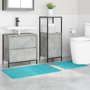 Set di tappetini antiscivolo per il bagno 2 pcs Turchese PP 4019860