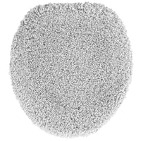 Set di tappetini antiscivolo per il bagno 3 pcs Grigio PP 4019865