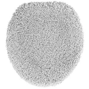 Set di tappetini antiscivolo per il bagno 3 pcs Grigio PP 4019865