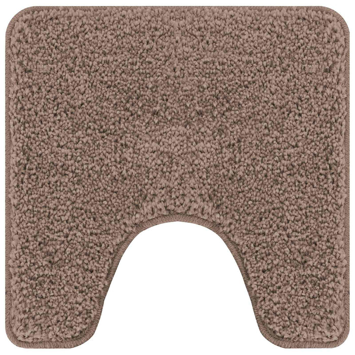 Set di tappetini antiscivolo per il bagno 3 pcs Marrone PP 4019867