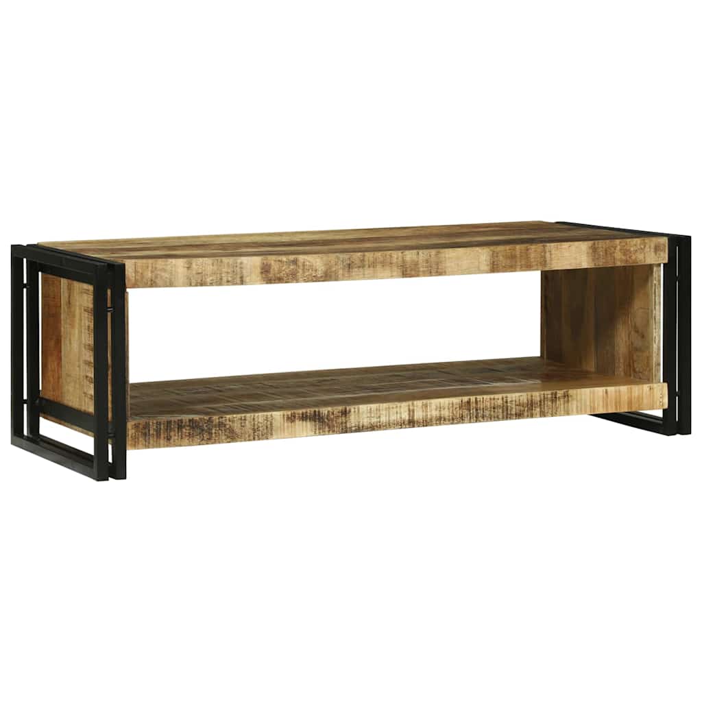 Tavolino da Caffè  120x50x38 cm Legno Massello Grezzo di Mango 4104712