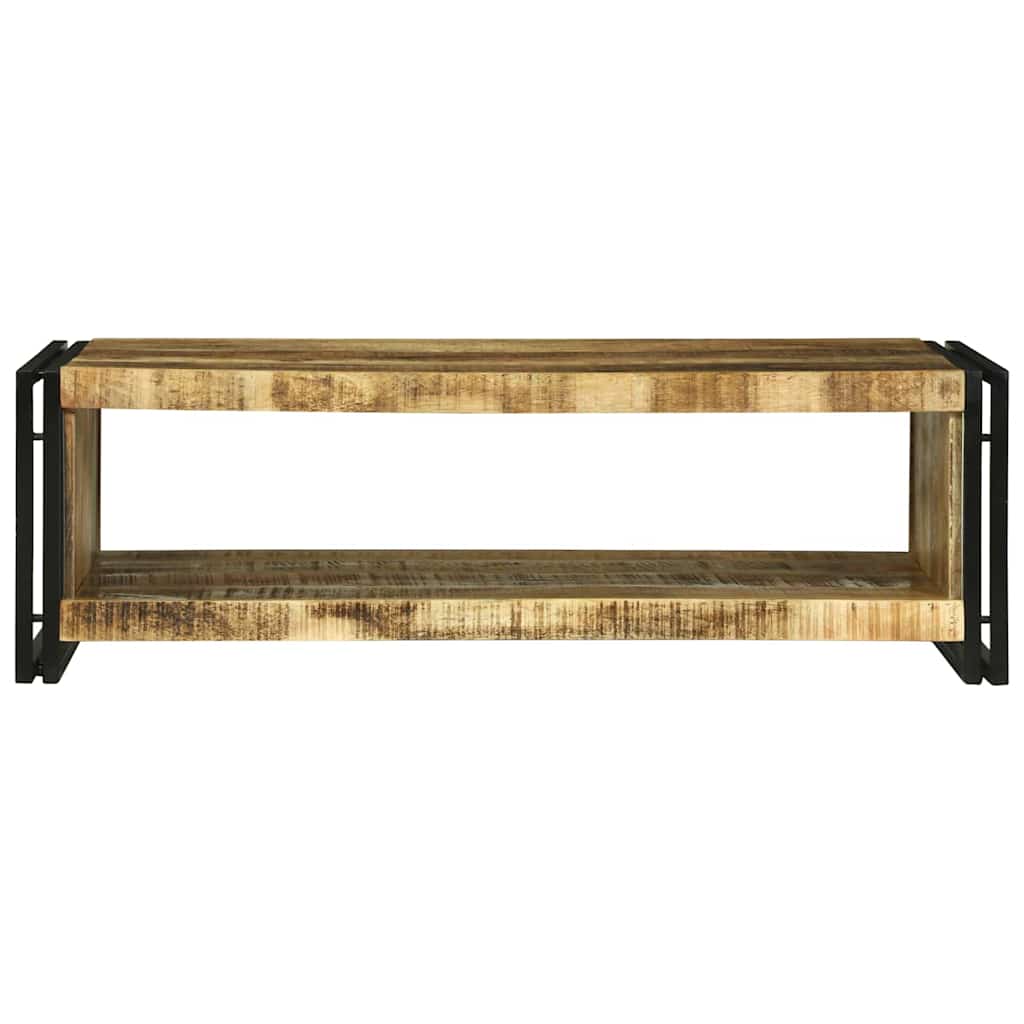 Tavolino da Caffè  120x50x38 cm Legno Massello Grezzo di Mango 4104712