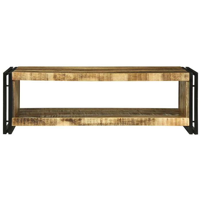 Tavolino da Caffè  120x50x38 cm Legno Massello Grezzo di Mango 4104712