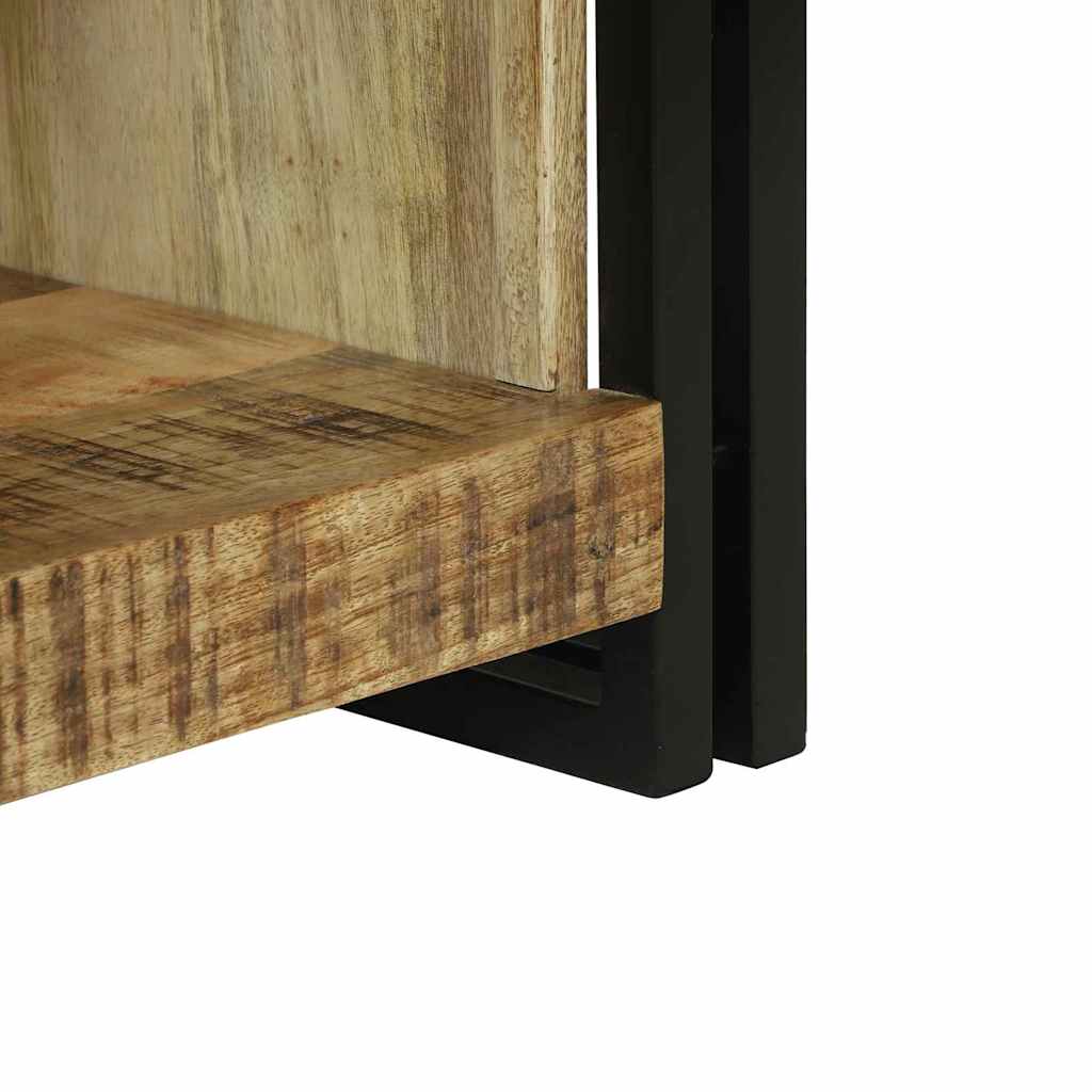 Tavolino da Caffè  90x50x38 cm Legno Massello Grezzo di Mango 4104715