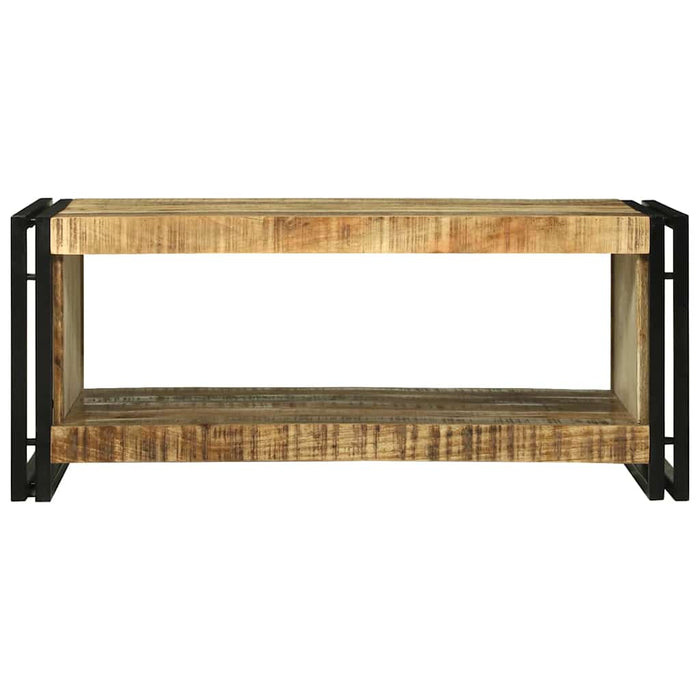 Tavolino da Caffè  90x50x38 cm Legno Massello Grezzo di Mango 4104715