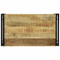 Tavolino da Caffè  90x50x38 cm Legno Massello Grezzo di Mango 4104715