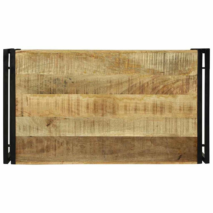 Tavolino da Caffè  90x50x38 cm Legno Massello Grezzo di Mango 4104715