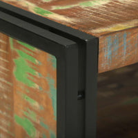 Tavolino da Salotto-Tavolino da soggiorno-Tavolo 90 x 50 x 38 cm legno massello di riciclo