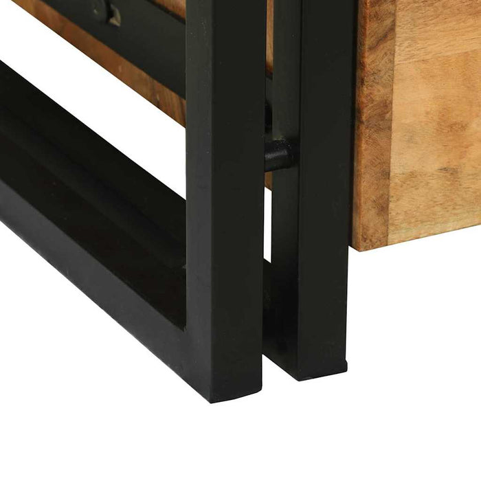 Tavolino da Caffè - 90x50x38 cm in Legno Massello di Acacia 4104725