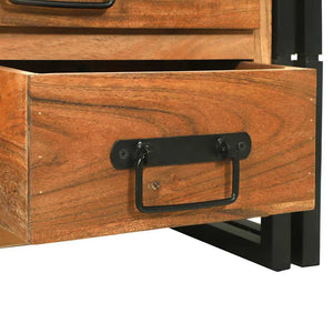 Tavolino da Caffè - 90x50x38 cm in Legno Massello di Acacia 4104725