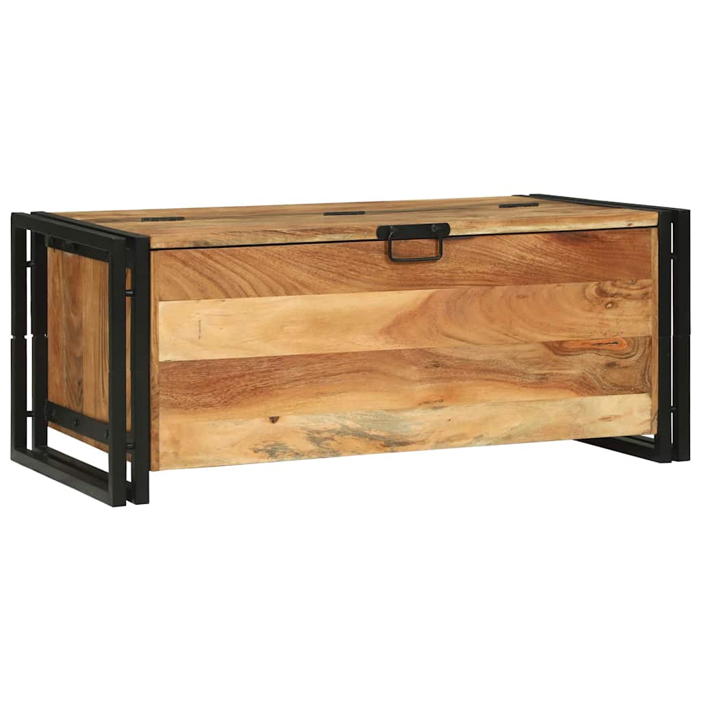 Tavolino da Caffè - 90x50x38 cm in Legno Massello di Acacia 4104725