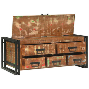 Tavolino da salotto Marrone legno massello di riciclo 4104726