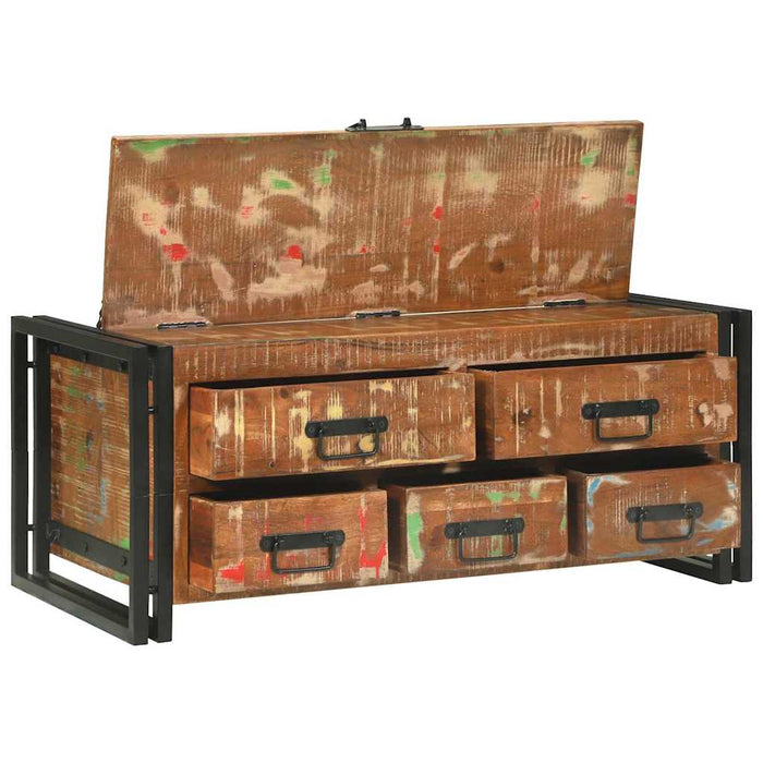 Tavolino da salotto Marrone legno massello di riciclo 4104726