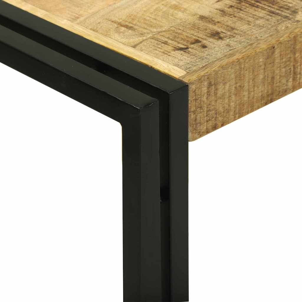 Tavolo consolle 120 x 33 x 75 cm Legno massello di mango ruvido 4104733