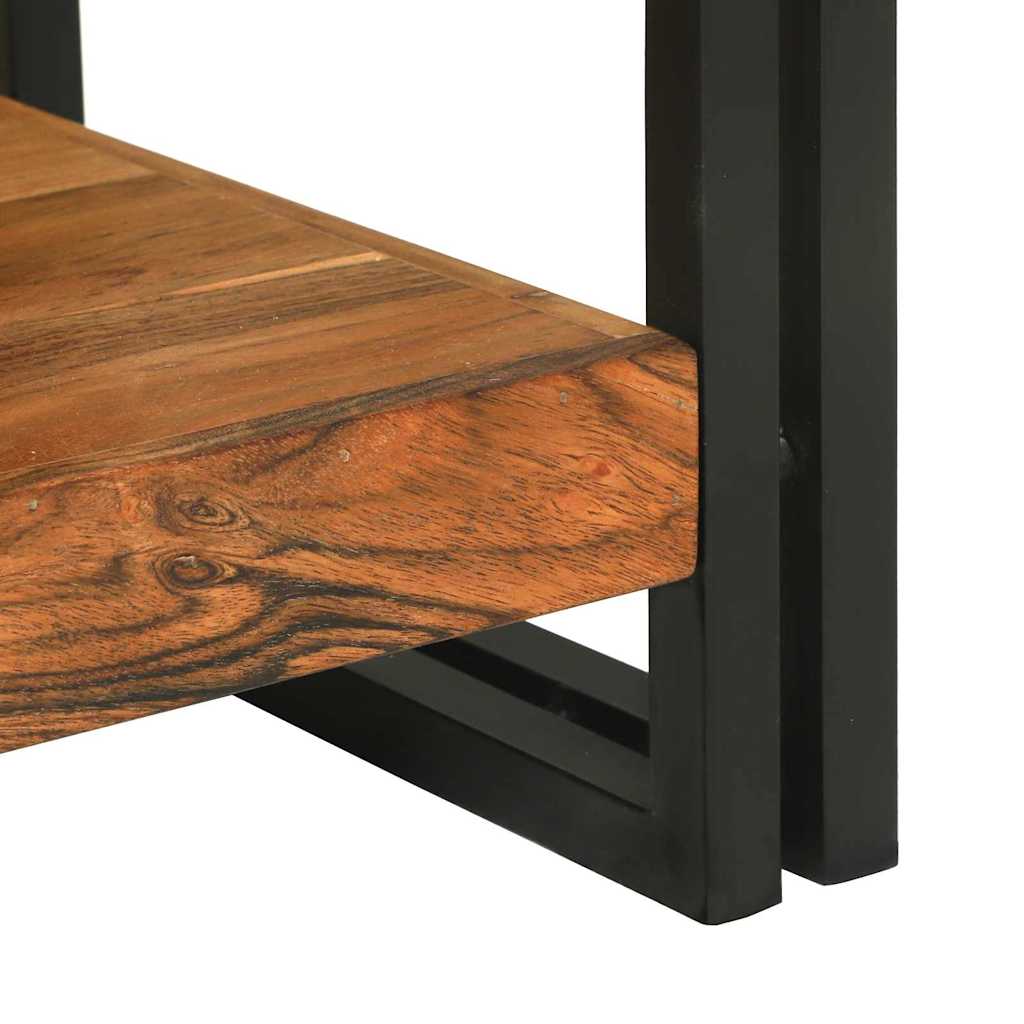 vidaXL Tavolo consolle 120 x 33 x 75 cm legno massello di acacia