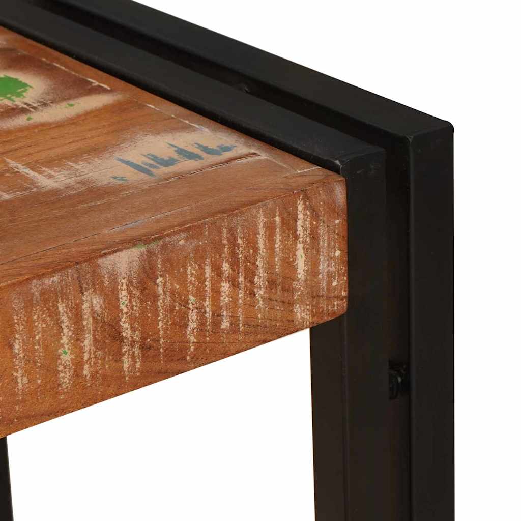 vidaXL Tavolo consolle 90 x 33 x 75 cm legno massello di riciclo