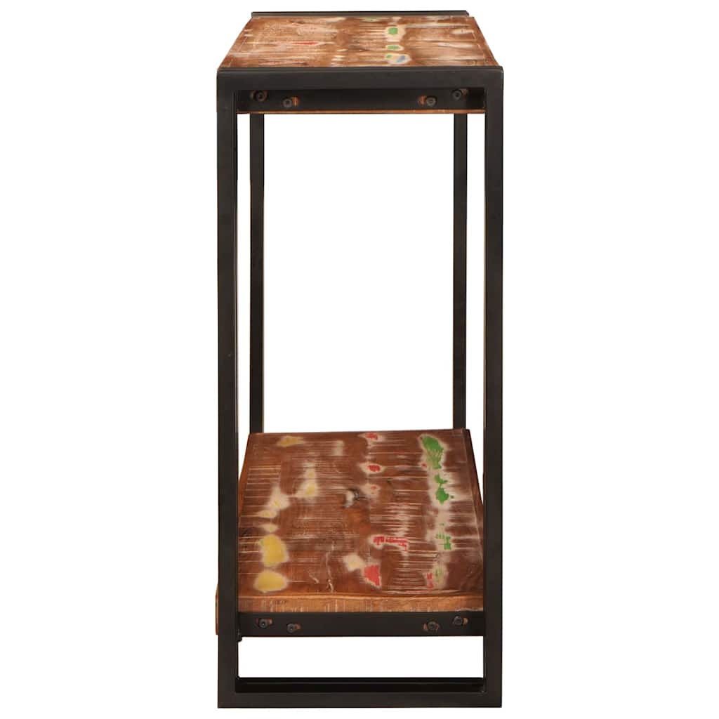 vidaXL Tavolo consolle 90 x 33 x 75 cm legno massello di riciclo