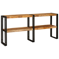 Tavolo consolle con lo scaffale Marrone legno massello di mango 4104739