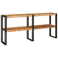 Tavolo consolle con lo scaffale Marrone legno massello di mango 4104739