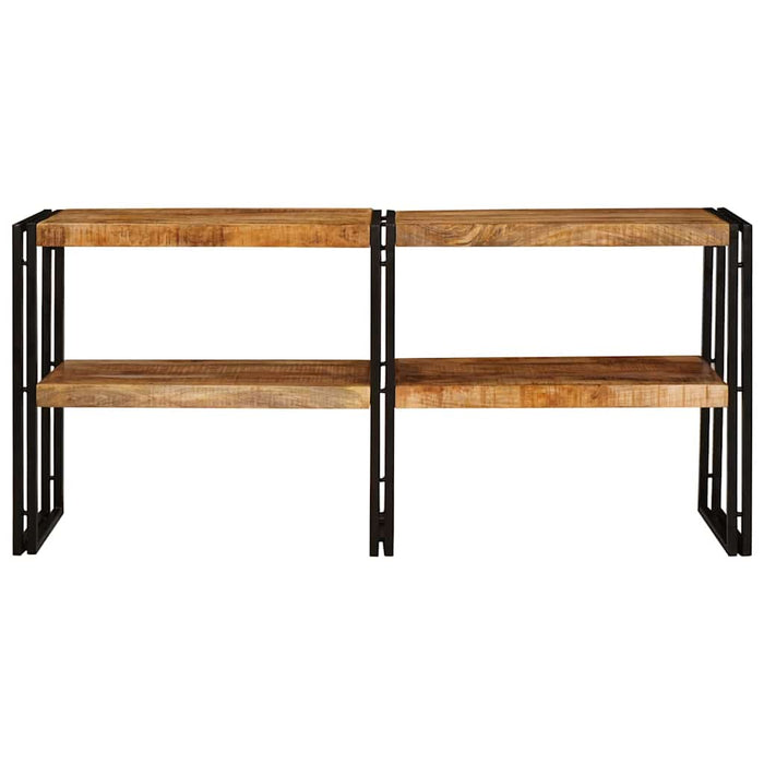 Tavolo consolle con lo scaffale Marrone legno massello di mango 4104739