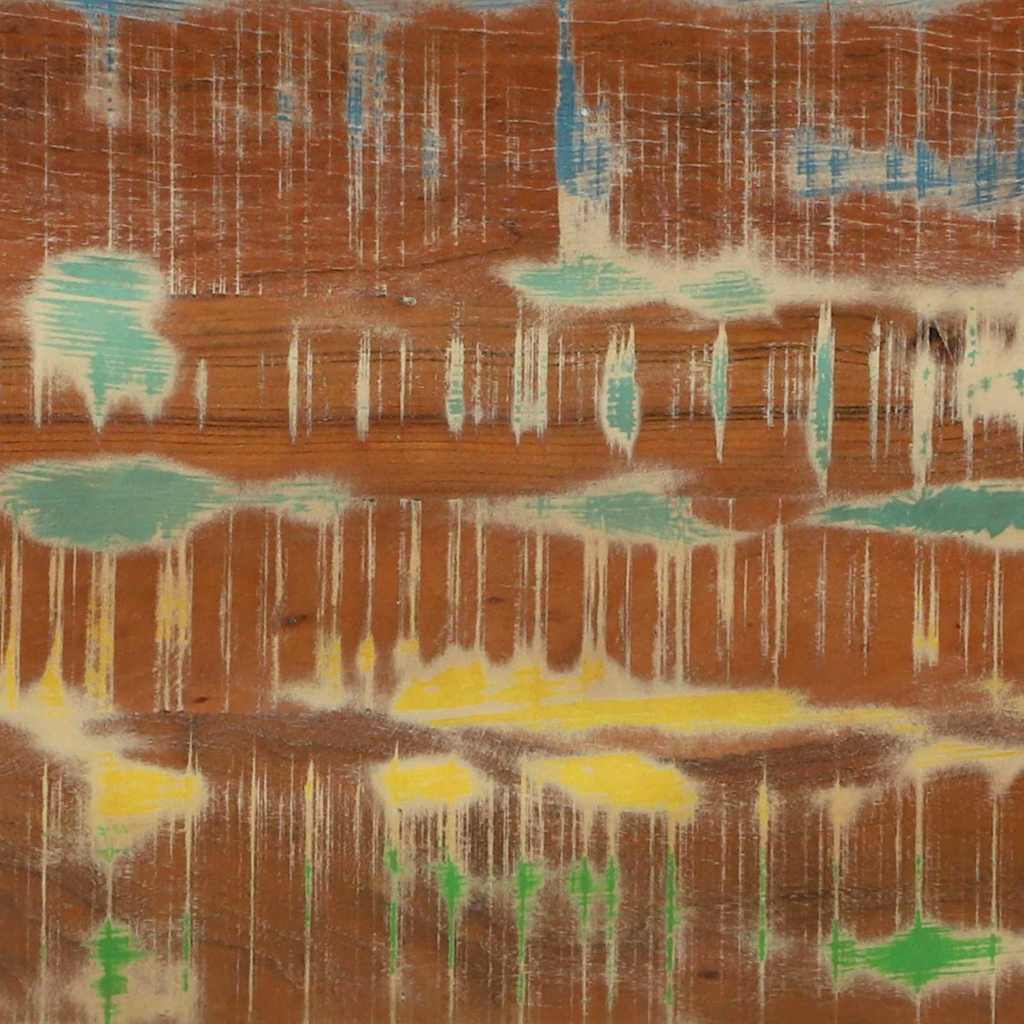 Tavolo consolle Multicolore legno massello di riciclo 4104741