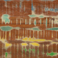 Tavolo consolle Multicolore legno massello di riciclo 4104741