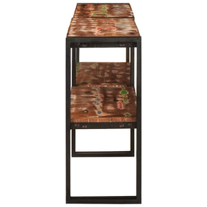 Tavolo consolle Multicolore legno massello di riciclo 4104741
