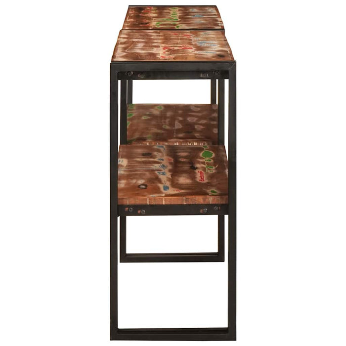 Tavolo consolle Multicolore legno massello di riciclo 4104741