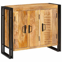 vidaXL Credenza Marrone 80 x 33 x 70 cm legno massello di mango