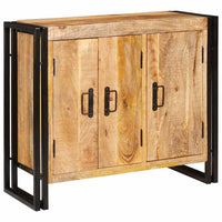 vidaXL Credenza Marrone 80 x 33 x 70 cm legno massello di mango