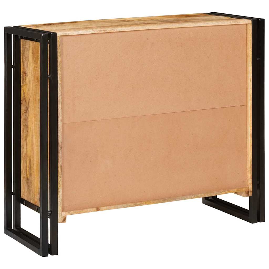 vidaXL Credenza Marrone 80 x 33 x 70 cm legno massello di mango