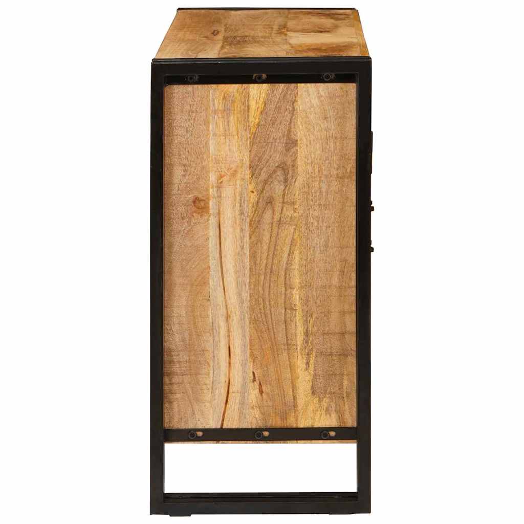 vidaXL Credenza Marrone 80 x 33 x 70 cm legno massello di mango