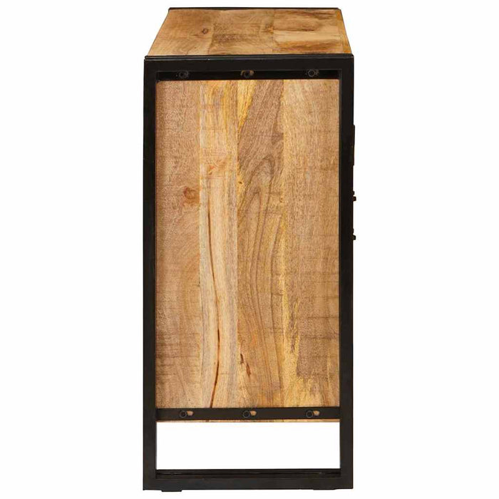 vidaXL Credenza Marrone 80 x 33 x 70 cm legno massello di mango