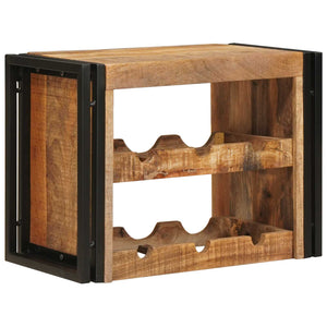 Portabottiglie 100 x 45 x 33 cm Legno di Mango Grezzo Massiccio 4104754