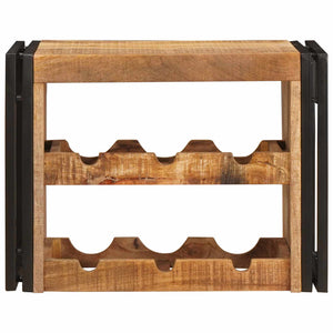 Portabottiglie 100 x 45 x 33 cm Legno di Mango Grezzo Massiccio 4104754