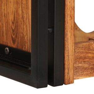 Portabottiglie 100 x 45 x 33 cm Legno di Acacia Massello 4104755