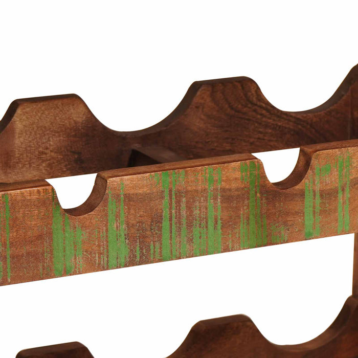 Portabottiglie 100 x 45 x 33 cm Legno massello riciclato 4104756