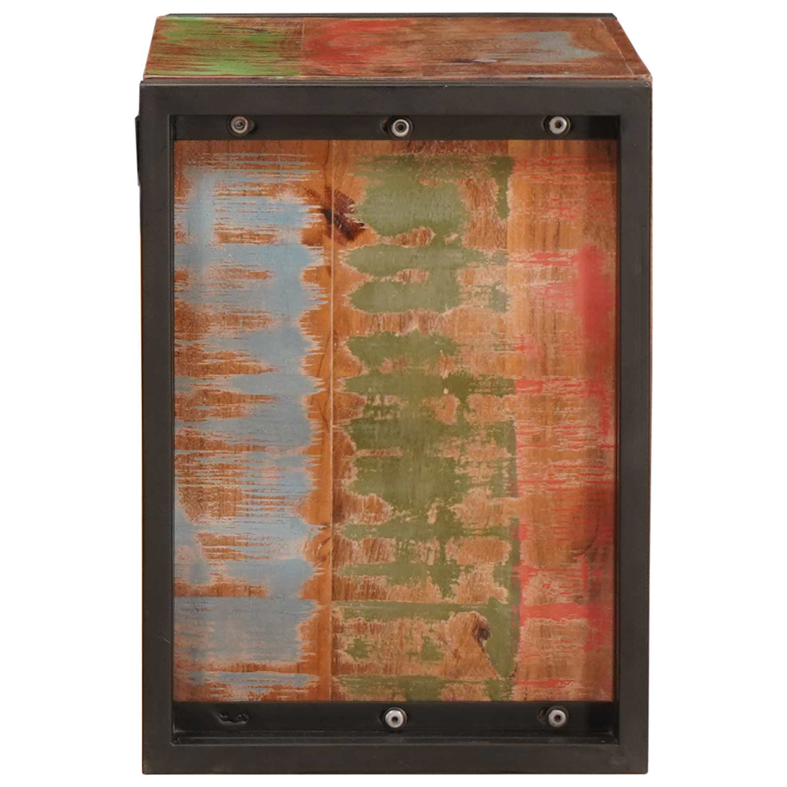 Portabottiglie 100 x 45 x 33 cm Legno massello riciclato 4104756