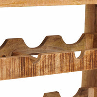 Portabottiglie 100 x 45 x 33 cm Legno di Mango Grezzo Massiccio 4104757